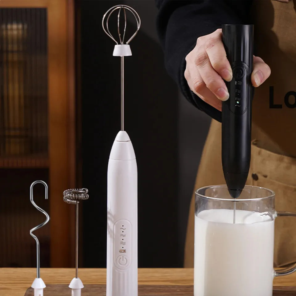 Coffee Beater Electric Mlik Frother rechargeable coffee beater