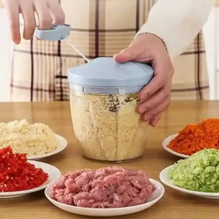 5 Blade Manual Speedy Vegetable Chopper (Highest Quality)