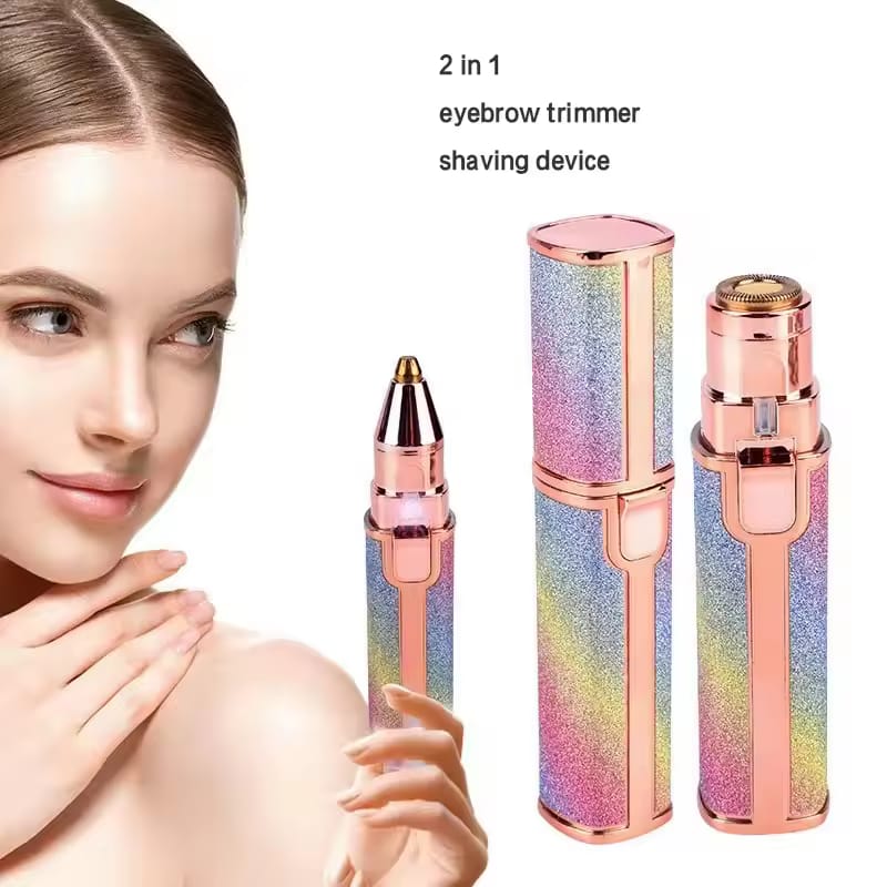 2-in-1 Facial Hair Remover & Eyebrow Trimmer