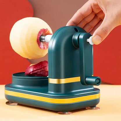 Manual Fruit Peeler, Hand Crank Fruit Peeler, Multifunction Suction Quick Peeler, Kitchen Pear Peeler Cutter Slicer, Fruit Vegetable Peeler, Apple Slicing Shaving Slicer, Multifunction Manual Rotary Slicer, Hand Cracked Peeler, Household Kitchen Gadget