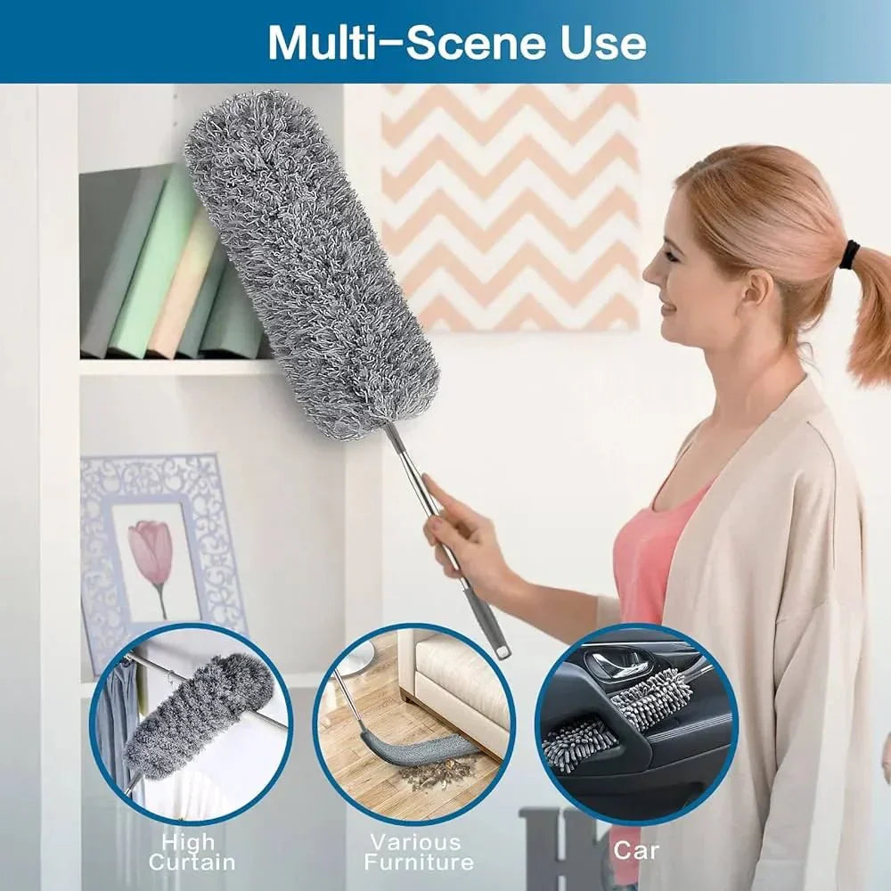 Microfiber Duster – 8Ft Extra Long Extendable Handle (Imported Quality)